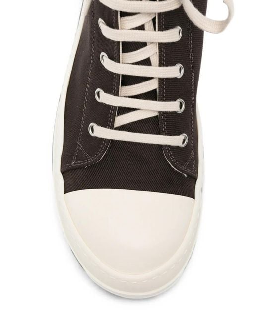 Rick Owens Black High-Top Sneakers for men