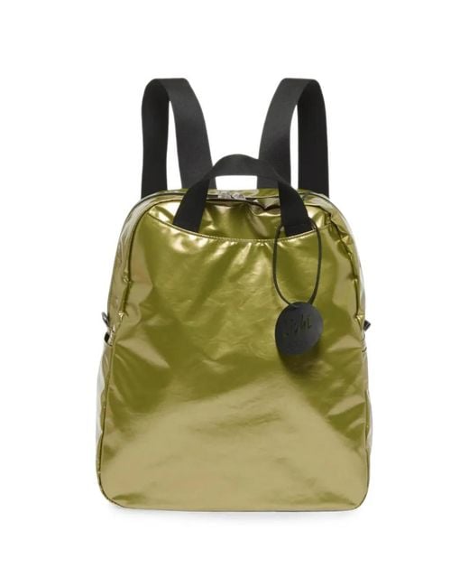 Jack Gomme Green Lami Backpack