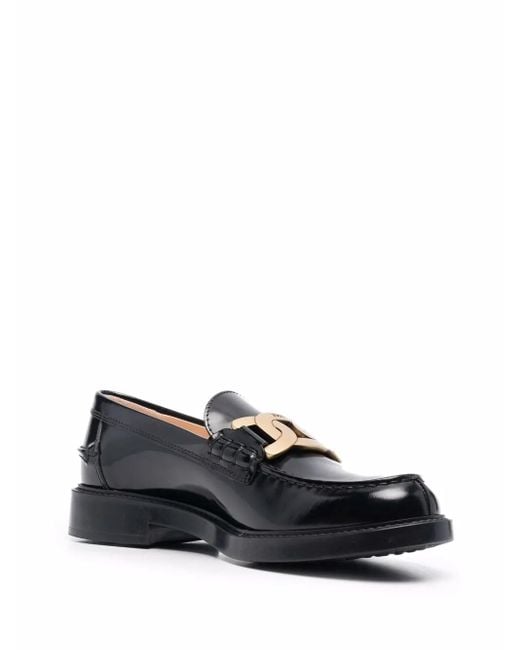 Tod's Black Flat Shoes