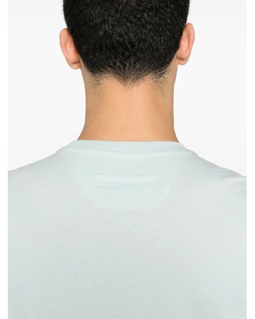 メンズ Zegna ロゴ ポロシャツ White
