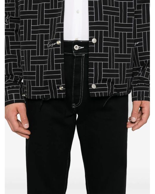 KENZO Black Bara Jeans for men