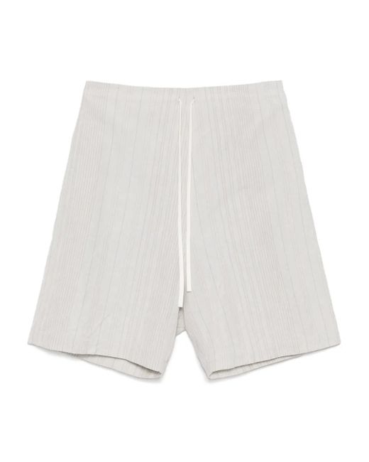 Forme D'expression White Baggy Shorts