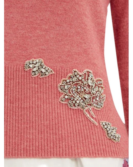 Erdem クロップド プルオーバー Red
