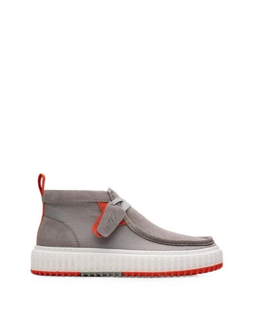 Clarks White Torlite Hi Panelled Boots for men