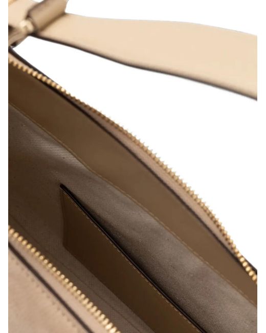 MICHAEL Michael Kors Natural Nolita Logo-Plaque Shoulder Bag