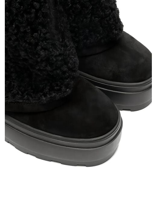 Stivaletti Platform Stringati di Casadei in Black