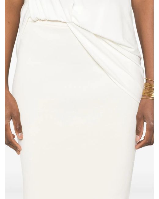Max Mara White Losanna Midirock
