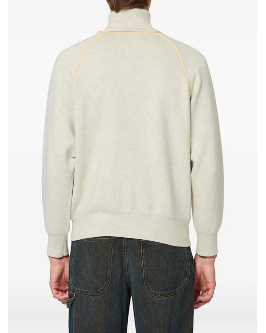 Isabel Marant White Sergio Zip-Up Sweatshirt for men
