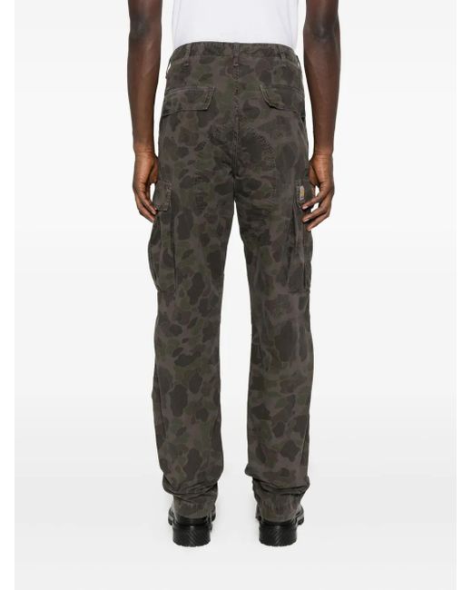 Carhartt Gray Duck Cargo Trousers for men