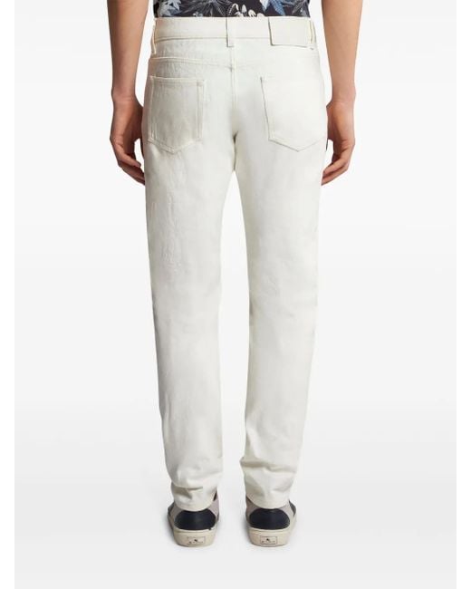 Etro White Jeans for men