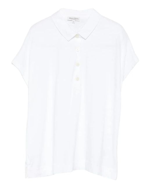 Polo À Manches Courtes Marc O' Polo en coloris White