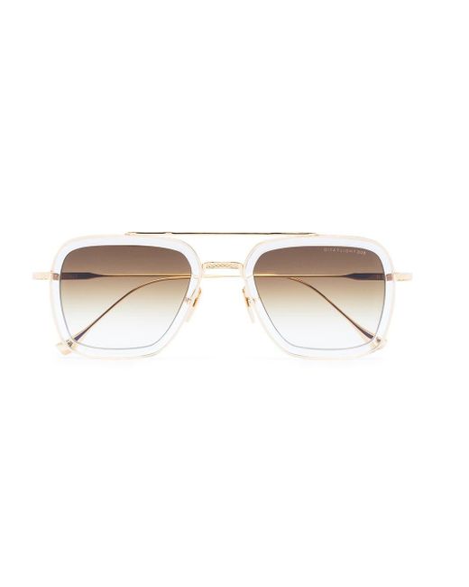 Dita Eyewear Eckige Flight.006 Sonnenbrille in Metallic für Herren