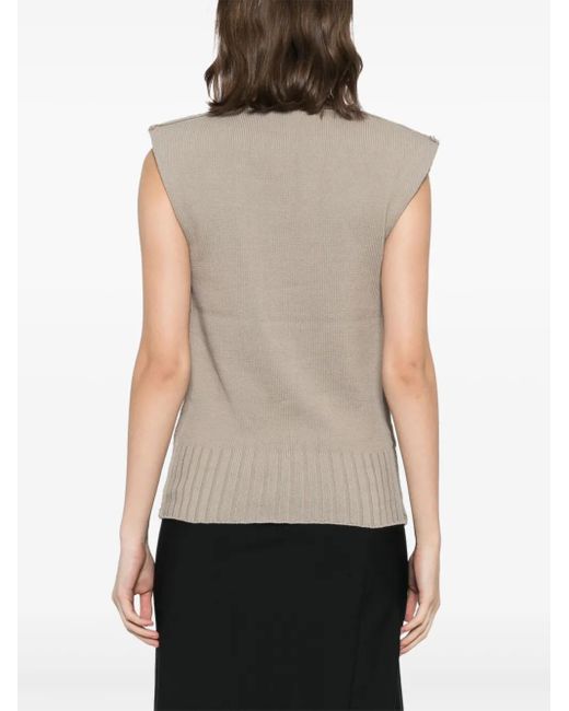 Entire studios Natural Burns Knit Vest