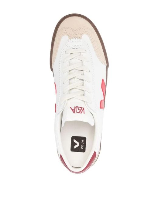 Veja Pink Volley O.T. Leather Sneakers for men