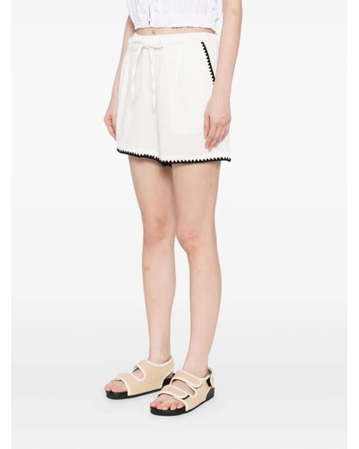 Rails White Sunny Shorts