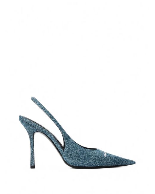 Alexander Wang Blue Buffy 105Mm Slingback Pumps