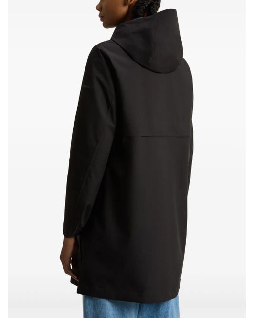 Woolrich Black Hooded Parka Coat