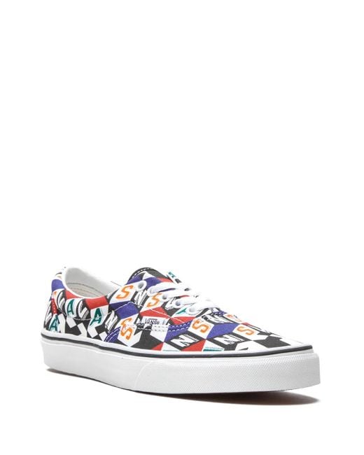 Vans White Era "Checker Cube" Sneakers