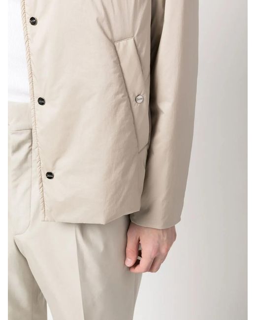 Herno Natural Beige Chantilly Buttoned Jacket for men