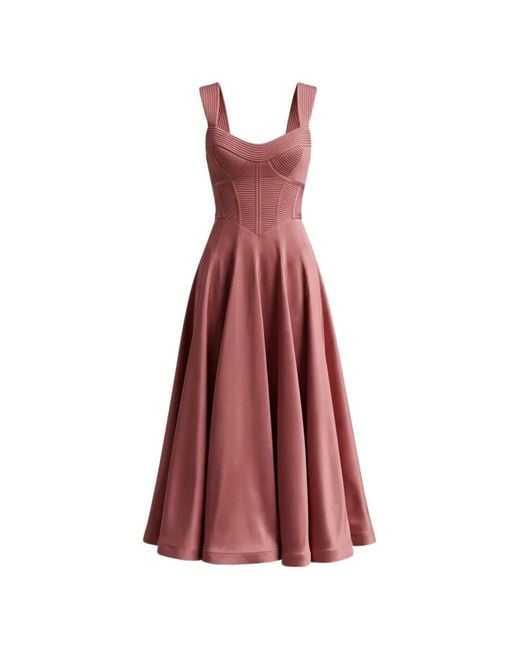 Nafsika Skourti Red Robe-Corset Gazelle