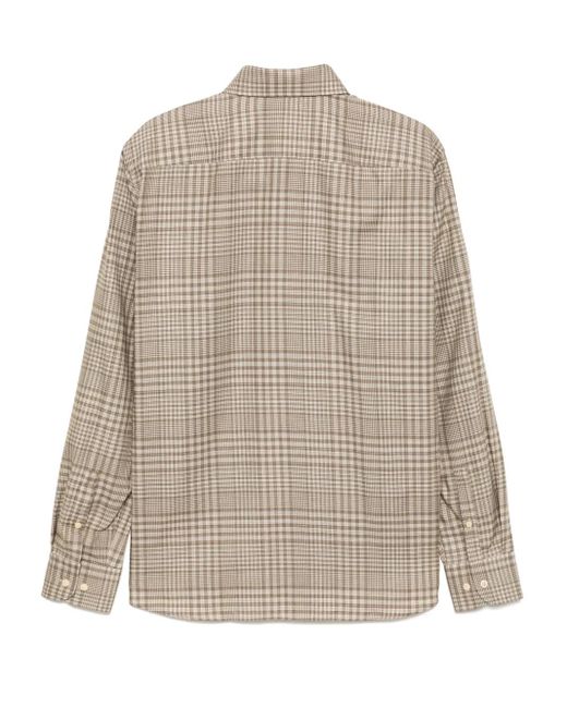 Boss Natural Check Pattern Shirt for men
