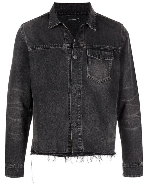 John Elliott Hemi Type I Denim Jacket in Black for Men | Lyst UK