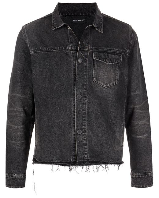 John Elliott Hemi Type I Denim Jacket in Black for Men Lyst UK