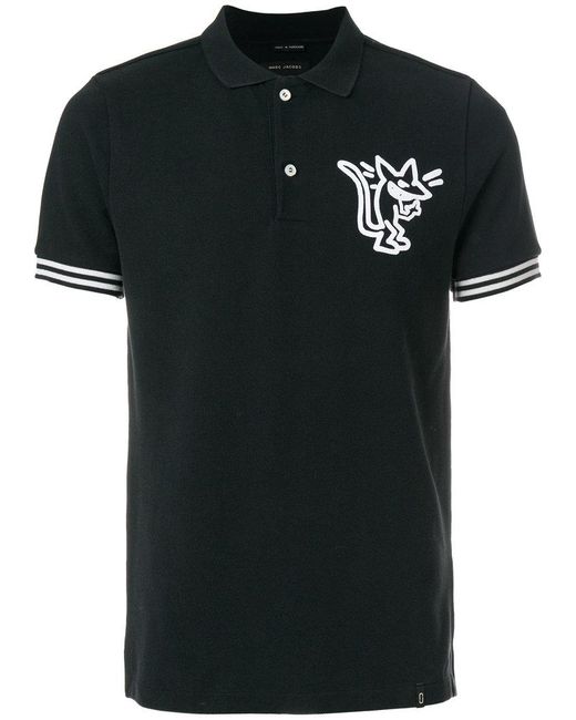 Marc Jacobs Black Stinky Rat Polo Shirt for men