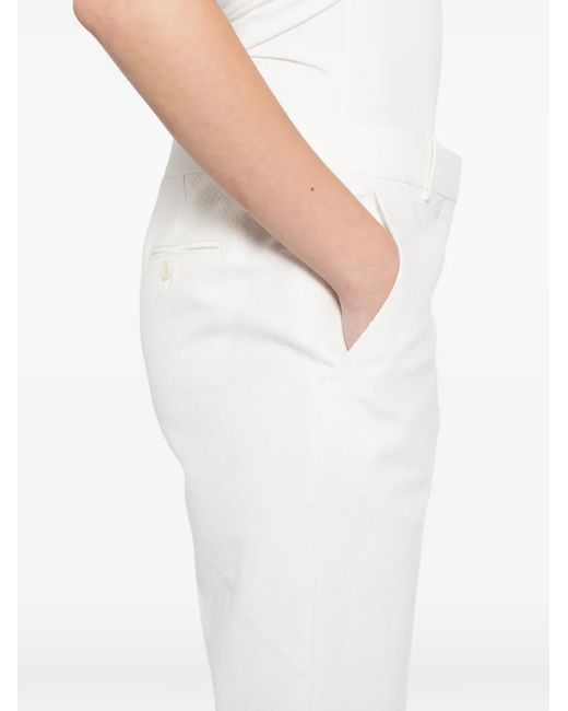 Tom Ford White Tailored Tapered Pants