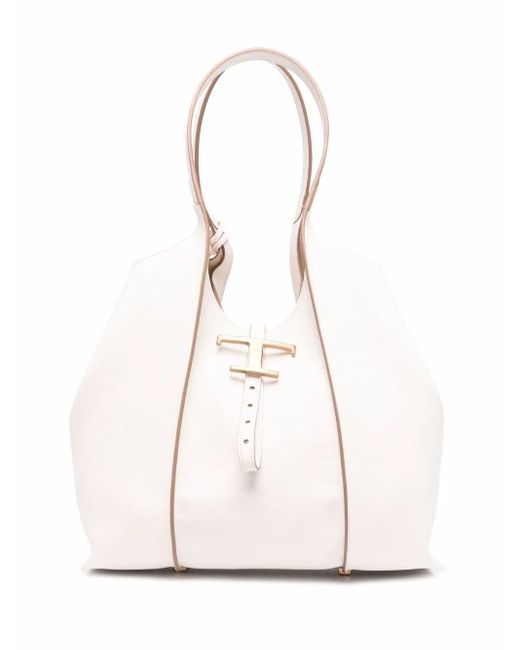 Shopping Timeless In Pelle Piccola di Tod's in White