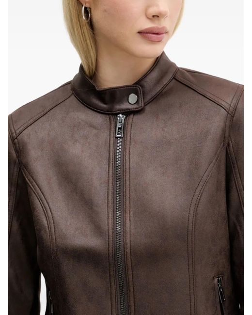 Desigual Brown Zip-Fastening Jacket