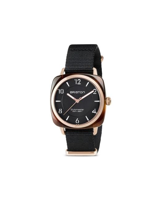 Briston Black Clubmaster Chic 36Mm Watch
