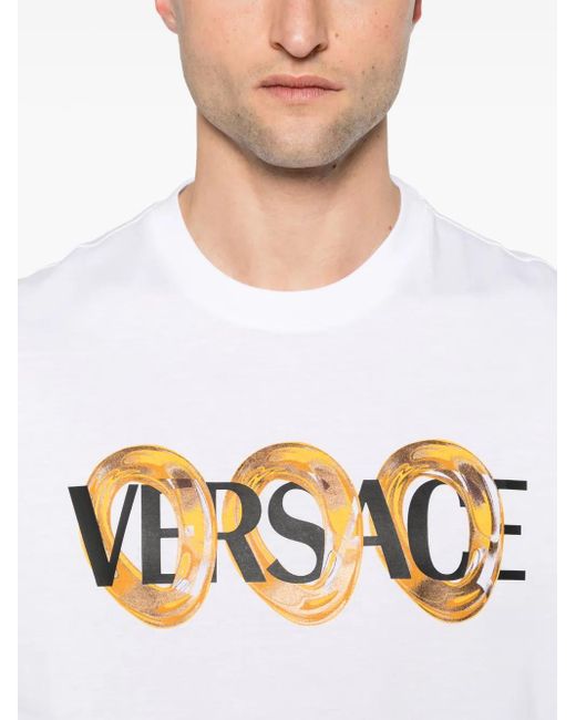 T-Shirts Versace pour homme en coloris White