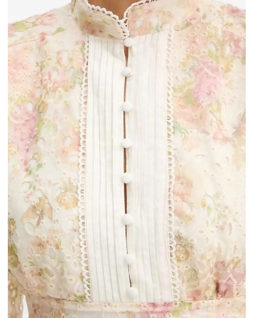 Bardot ラッフル ミニドレス Natural