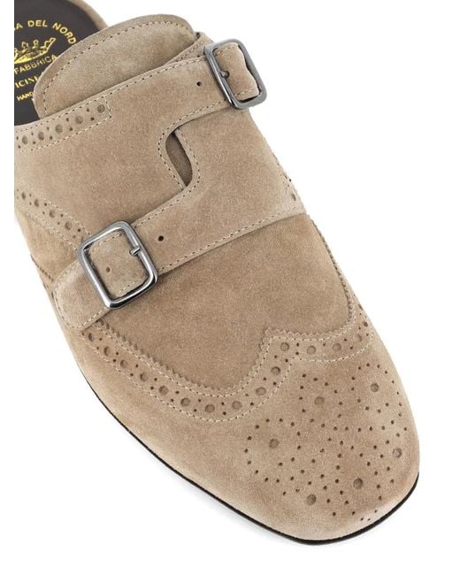 Officine Creative Multicolor Suede Mules