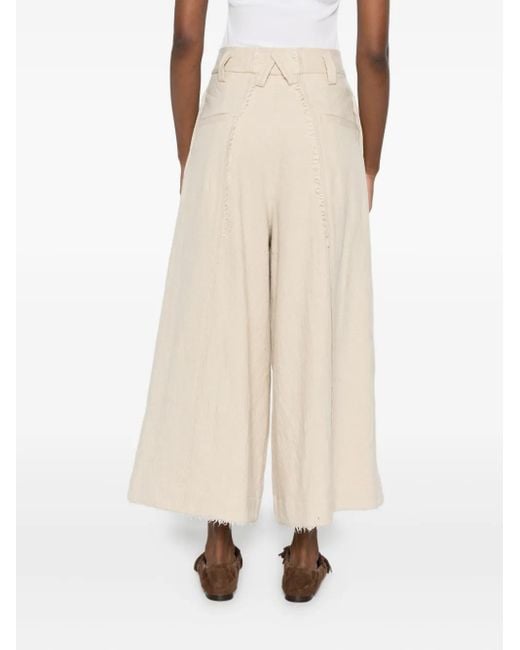 A Tentative Atelier White Virgin Wool-Blend Trousers