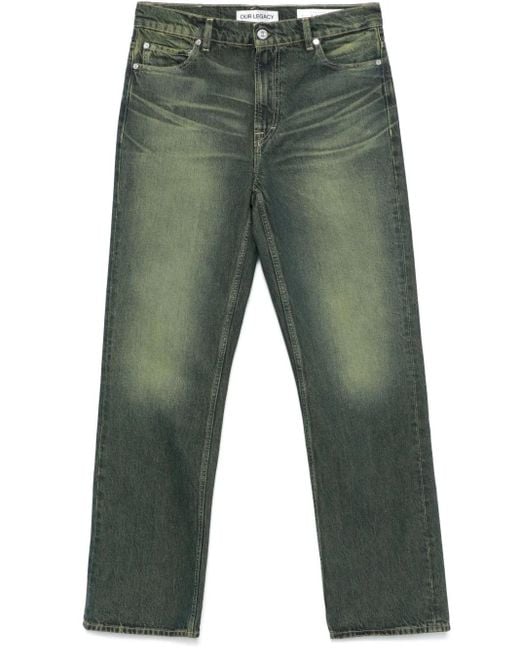 Our Legacy Green 70S-Cut Jeans for men