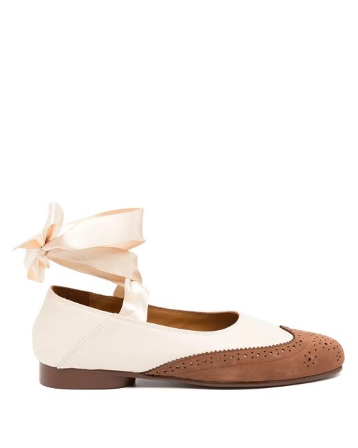 MASU Natural Wing Tip Ballet Shoes for men