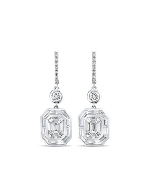 SHAY Illusion ダイヤモンド ピアス 18kホワイトゴールド White