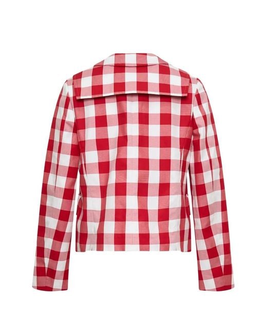 Comme des Garçons Red Gingham Jacket
