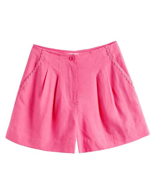 Chinti & Parker Pink Shorts Mit Weitem Bein
