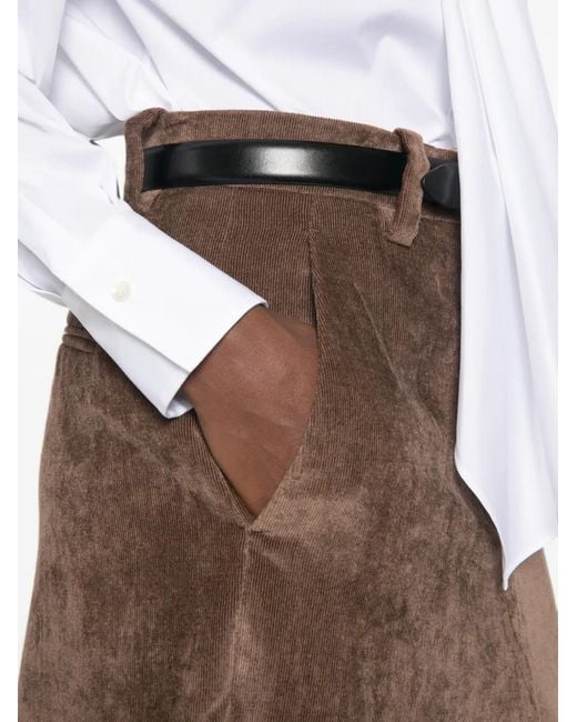 Brunello Cucinelli Brown Midi Skirt