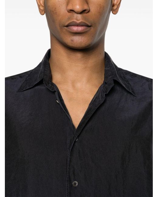 Camisa Maridola Tendor de seda Barena de hombre de color Black