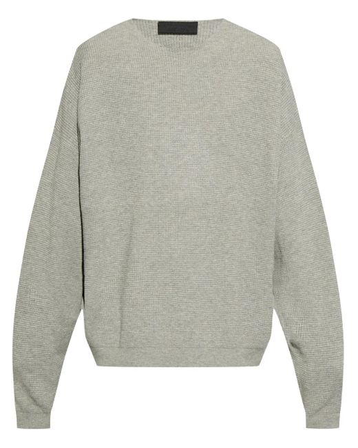 Fear Of God Trui Met Wafelpatroon in het Gray voor heren