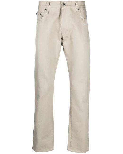 Off-White c/o Virgil Abloh Multicolor Logo-Print Straight-Leg Jeans for men