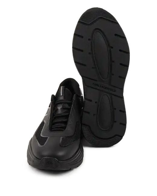 Karl Lagerfeld Black Vesta Sneakers for men