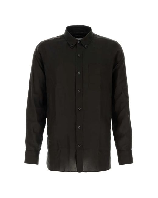 Tom Ford Black Button Shirt for men