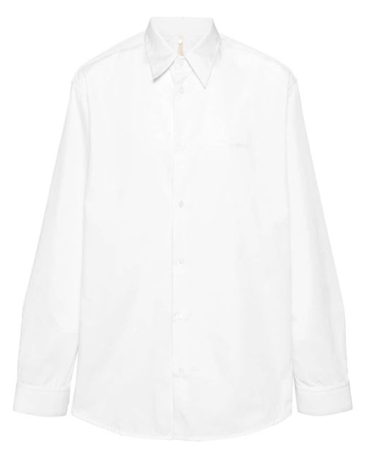 Camicia con applicazione di OAMC in White da Uomo