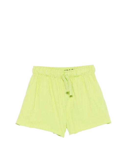 Osklen Yellow Drawstring Shorts