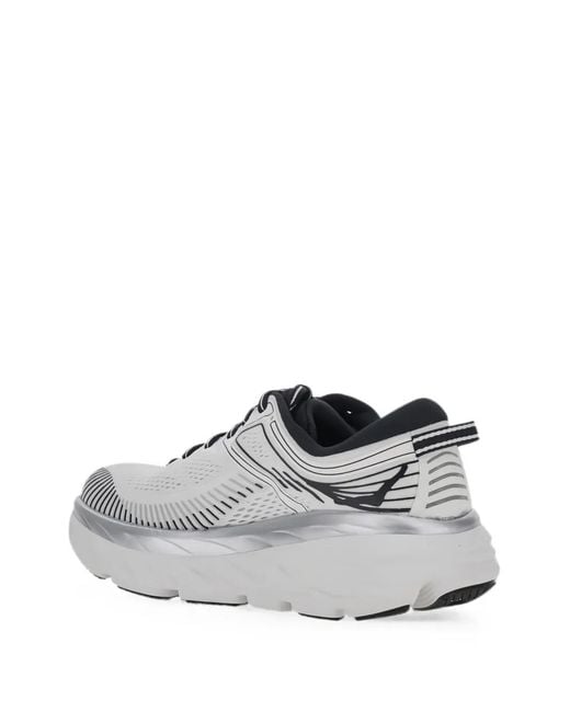 Hoka One One White Bondi 7 Sneakers for men